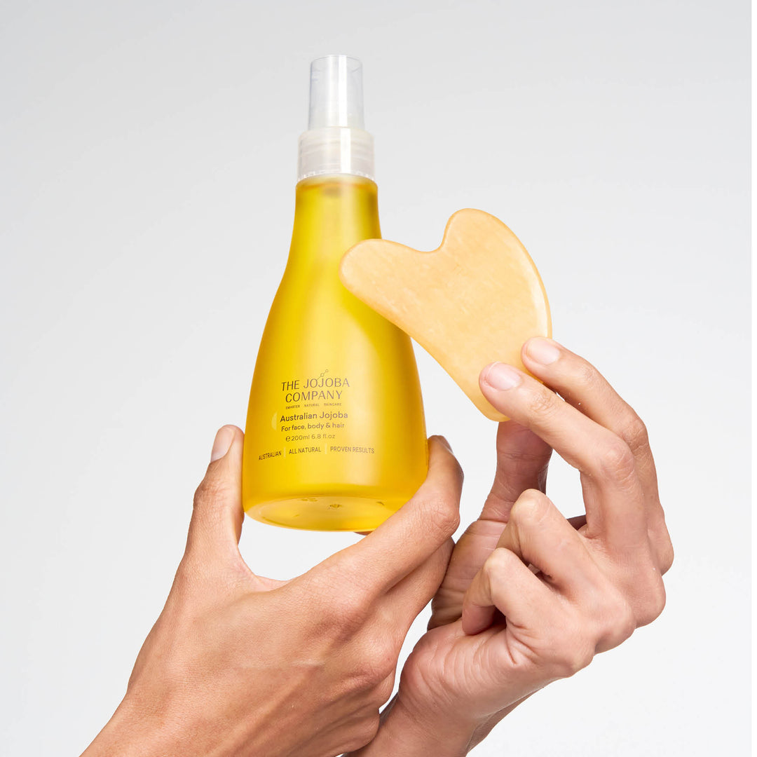 200ml Australian Jojoba and Gua Sha Massage tool