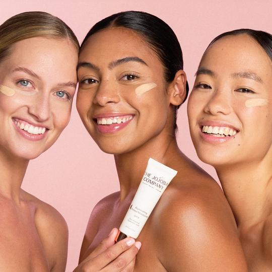 Illuminating Tinted Moisturiser with 3 women